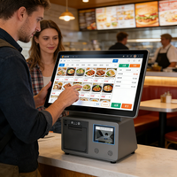 Caisses enregistreuses, systèmes POS 15,6 pouces, terminal POS Android, caisse enregistreuse tout-en-un, système POS intelligent, machine POS à écran tactile