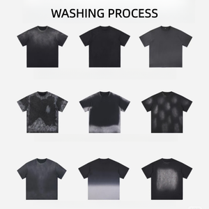 T-shirt in Jersey 100% Cotone Personalizzata OEM, Manica Lunga, Stile Vintage da Uomo, Doppio Strato, Vestibilità Ampia e Corta, Stampa DTG - Product Image 6