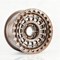 Nuevas Llantas de Aluminio Forjado Modificadas de 17x8.5 con Múltiples Radios en Bronce Mate para SUVs, Garantía de 5 Años