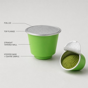 Capsules de matcha de qualité cérémonielle Uji premium compatibles avec les machines Nespresso, dosettes de thé vert biologique, marque privée - Product Image 1