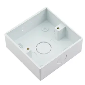 86type ABS PVC Plastic Gray Electrical IP67 Waterproof Dust-proof Junction Box With Rubber Seal