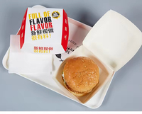 Offre Spéciale – Boîte Alimentaire Jetable Sur Mesure de Qualité Alimentaire pour Frites, Poulet, Hamburgers, Sushi – Biodégradable et Écologique en Carton Kraft