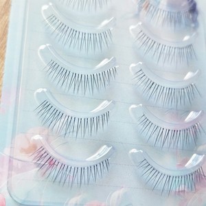 ขนตาปลอมแบบเต็มแถบ แกนใส แถบกาวนุ่มพิเศษ ใช้ซ้ำได้ สำหรับคนทั่วไป - Product Image 2
