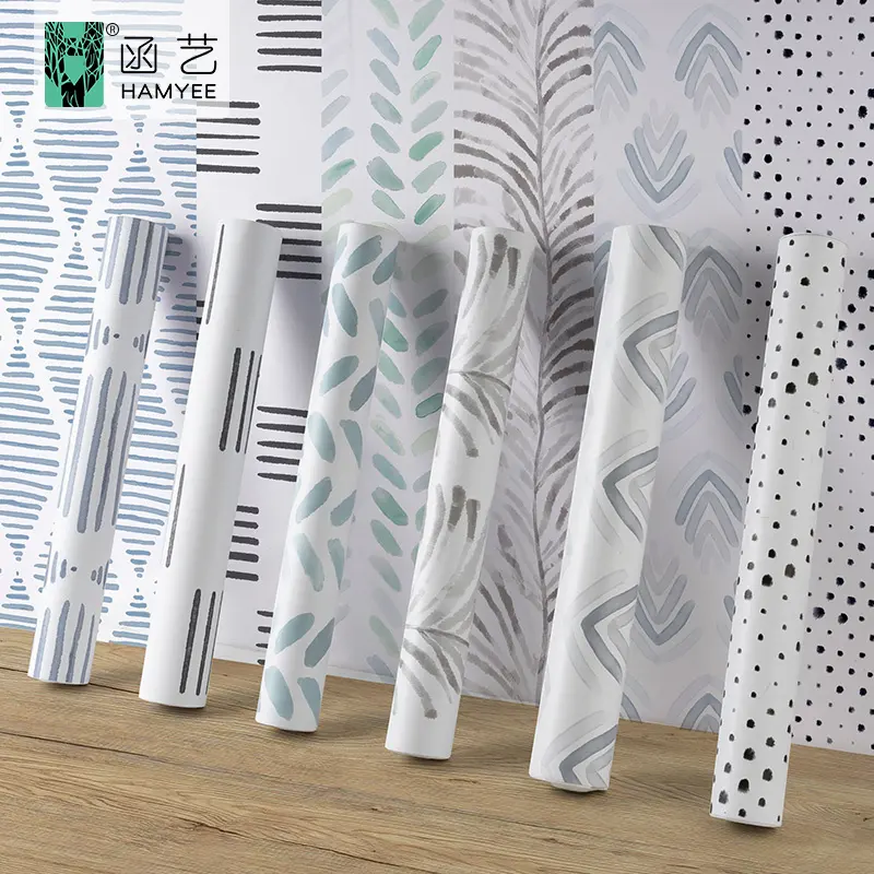 High quality original design peel and stick thick wallpaper for home decoration