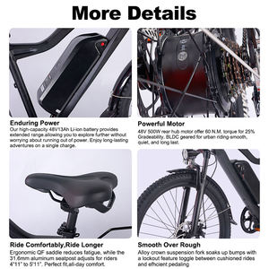 <span class=keywords><strong>Cemoto</strong></span> B28 Pro E-bike Bicicletta Elettrica da Montagna, Bici Elettrica da Città, Bici Elettrica da Fuoristrada, Bici Elettrica - Product Image 4