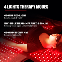 Appareil de luminothérapie rouge Sunsred à main, 850 nm, resserrement de la peau, traitement de l'acné, soulagement de la douleur, corps entier, étanche, US IT ZA CN