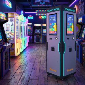 Macchina da gioco arcade a 3 lati verticali per più giocatori con funzioni di Biglietteria/Lotto/Cutter/Contatore/Deposito per Centri Giochi e Parchi Divertimento - Product Image 1