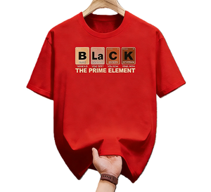 <span class=keywords><strong>Camiseta</strong></span> negra con la tabla periódica de los elementos, <span class=keywords><strong>camiseta</strong></span> gráfica con la orgullo de la melanina, color blanco - Product Image 5