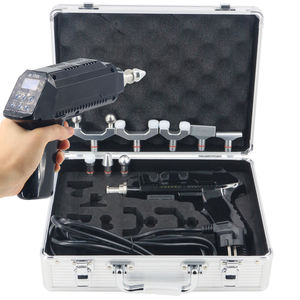 Alat penyesuaian <span class=keywords><strong>Chiropractic</strong></span> listrik, pistol koreksi tulang belakang portabel 8 kepala 1500N terapi intensitas dapat disesuaikan tubuh tulang belakang - Product Image 1