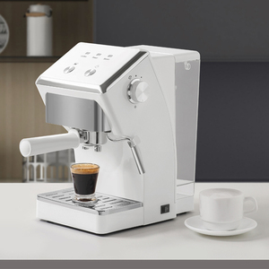 Espresso <b>Machine</b> Italian Semi-auto <b>Coffee</b> <b>Machine</b> With Milk Frother - Product Image 1
