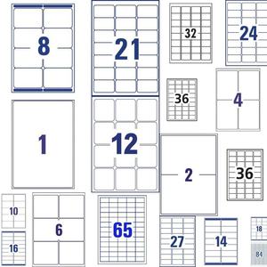 Autocollant format A4, découpe personnalisée, imprimé, 8,5x11 pouces, feuille de papier autocollant pré-découpée pour imprimante jet d'encre et laser - Product Image 1