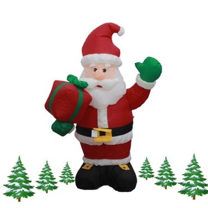 MELODY <span class=keywords><strong>Figurine</strong></span> de Père Noël <span class=keywords><strong>Gonflable</strong></span> Géante d'Extérieur Décoration de Noël 1.2 Mètres de Hauteur - Product Image 3