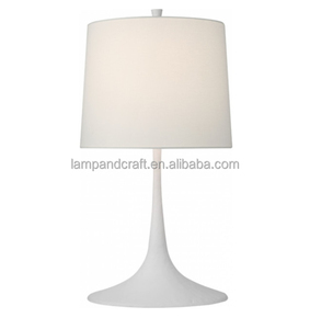 Lampe de table Danseuse, 2 lumières, noire, bronze, abat-jour en lin blanc rigide pour la décoration de la maison, chambre à coucher, hall d'hôtel, chambre d'hôtel - Product Image 2