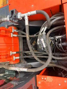 Excavatrice sur chenilles hydraulique Doosan DX340 d'occasion d'origine coréenne, faible nombre d'heures de travail, pour la construction routière municipale - Product Image 6