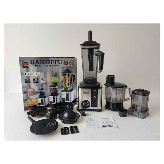 Electric Multi Function Commercial Blender Stainless Steel Kitchen Appliance Household Use 5+ Speeds Smoothie Juicer