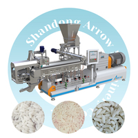 Twin Screw Extruder Artificial Rice Making Machine Fortified Instant Rice Production Line