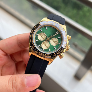 Đồng hồ cơ sang trọng mạ bạc vàng hồng, vỏ thép không gỉ, kính sapphire, kích thước 41mm, chống nước, thương hiệu Rilex - Product Image 1