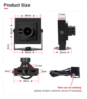 3200 H65 720P 3mm 80 derece Lens UVC tak ve çalıştır CMOS 1/3 inç kamera modülleri endüstriyel kamera Mini USB kamera