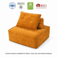 Fauteuil Club de Luxe, Collection Designer, Revêtement Premium, Mousse Haute Densité Ignifuge Compressée, Vente en Gros
