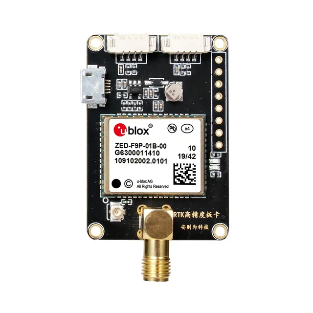High Precision ZED-F9P RTK GNSS/GPS Receiver Board SM USB Dr-one GPS Module for Positioning Surveying Mapping. Contact