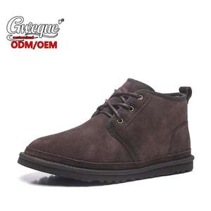 2025 nueva llegada moda estilo británico cuero genuino Otoño e Invierno con cordones UGGs hombres M Neumell Natural Chukka Boot - Product Image 3