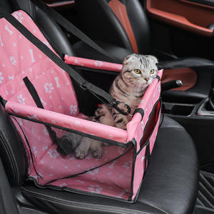 Siège de <span class=keywords><strong>voiture</strong></span> <span class=keywords><strong>pliable</strong></span> pour chien Siège <span class=keywords><strong>rehausseur</strong></span> de <span class=keywords><strong>voiture</strong></span> pour chien Sac de voyage Oxford imperméable et respirant pour chiens de petite à moyenne taille - Product Image 1