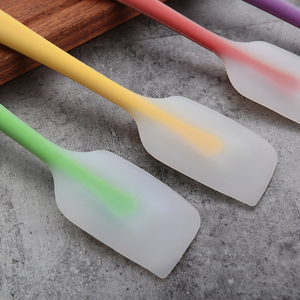 Nhỏ Màu Đỏ <span class=keywords><strong>scraper</strong></span> tích hợp Silicone thìa để nướng, bánh <span class=keywords><strong>scraper</strong></span>, nhiệt độ cao kháng trộn thìa, kem thìa - Product Image 3