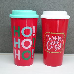 Dubbele Muur Eco Vriendelijke Plastic Reis Eco Koffiemok - Product Image 4