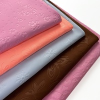 Vêtements de sport personnalisés en tissu gaufré à motif de rose, 230 g/m², tissu respirant extensible dans les 4 sens, 78 % polyester, 22 % élasthanne