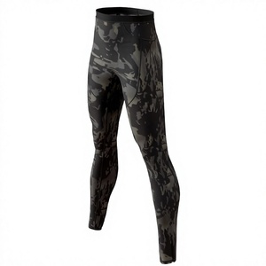 Sports <b>Men's</b> BJJ Spats Leggings <b>Tights</b> Jiu Jitsu MMA <b>Compression</b> Pants Elastic Waist Custom Logo - Product Image 4
