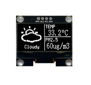 Módulo Lcd de interfaz IIC cuadrada de 1,3 pulgadas AMOLED 128*64 puntos, pantalla Oled monocromática para reloj Sh1106 - Product Image 4