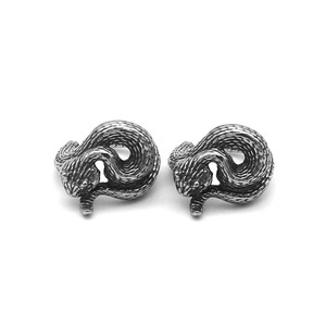 yunnique Snake <b>Cuff</b> <b>Earrings</b> Titanium Steel Animal Shape Fashion Jewelry <b>Ear</b> Clips For Men And Women - Product Image 1