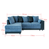 Winforce sofá de sala de estar de estilo europeo sofá de esquina moderno de estilo Cleopatra conjunto sofá de muebles de oficina de salón de lujo Popular