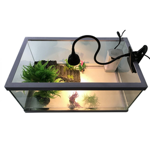 Rettili leggeri a LED aggiornati da giardino per uso interno UVA + <span class=keywords><strong>UVB</strong></span> supporto regolabile 12V DC ingresso ABS corpo lampada - Product Image 6