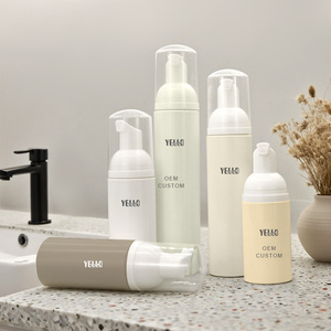 Bouteille en plastique PET vide de qualité supérieure, petite taille, 60 ml, 100 ml, <span class=keywords><strong>pour</strong></span> soins de la peau, lavage du visage, avec pompe - Product Image 1