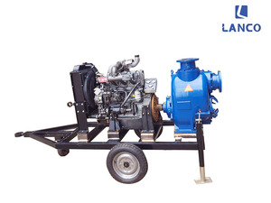 <span class=keywords><strong>Lanco</strong></span> P-8 Thương Hiệu Bơm Nước Điện Ly Tâm Tự Mồi Diesel Gắn Bánh Xe Moóc Inch - Product Image 3