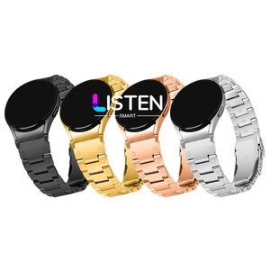 20mm bracelet en <span class=keywords><strong>acier</strong></span> inoxydable à boucle tortue pour Samsung <span class=keywords><strong>Galaxy</strong></span> Watch5 5Pro <span class=keywords><strong>Active</strong></span> pour Samsung <span class=keywords><strong>Watch</strong></span> 40mm <span class=keywords><strong>44mm</strong></span> 45mm - Product Image 1