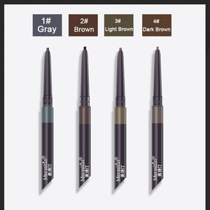 Para <span class=keywords><strong>PHOERA</strong></span>, lápiz de cejas retráctil ultradelgado, Micro lápiz de cejas marrón suave para maquillaje de ojos - Product Image 2