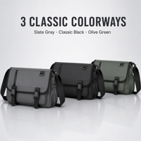 Sac bandoulière tendance et jeune, style streetwear, sac à bandoulière grande capacité, sac messager
