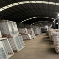 Ventanas de PVC Insonorizadas, Resistentes al Viento y a Huracanes para Oficinas, Vidrio Simple/Doble de Vinilo, Ventanas Corredizas de PVC