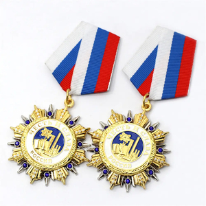 Fabrication sur mesure de médailles écologiques plaquées de l'Ordre Royal du Cambodge et de la Grande Croix de Sowathara avec ruban - Product Image 3