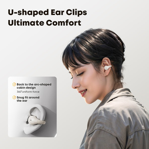 TS09 <b>Bluetooth</b> Earbuds Open Ear Clip Design AAC Codec IPX4 Waterproof Touch Control Sports Running Wireless Headphones - Product Image 4