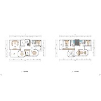 Maisons et Villas à ossature acier légère, bâtiments postmodernes à deux étages, isolation thermique, ignifuges, écologiques, garantie 5 ans, salle de bain incluse