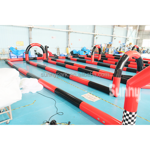 Piste de course de karting gonflable, piste de course excitante en plein air, piste de scooter gonflable, parcours d'obstacles, <span class=keywords><strong>location</strong></span> de course d'obstacles - Product Image 2