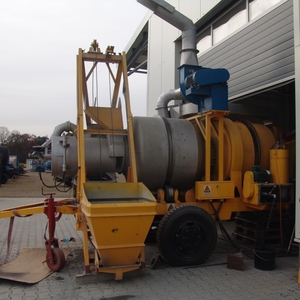 Cao năng lực sản xuất 10 tấn mỗi giờ nhựa đường Mixer thực vật với động cơ và PLC thành phần cốt lõi - Product Image 4