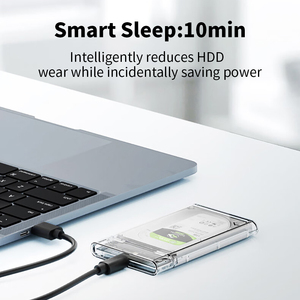 Trong suốt HDD bao vây <span class=keywords><strong>2.5</strong></span> inch SATA để 3.0 USB nội bộ SSD để bên ngoài Ổ đĩa cứng trường hợp đĩa cứng hộp cho máy tính - Product Image 3