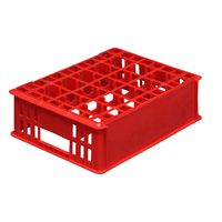 Solide Box 100% Reines HDPE Stapelbare Becherbox Anpassbare Farbe Verwendet für Bierflaschenlagerung