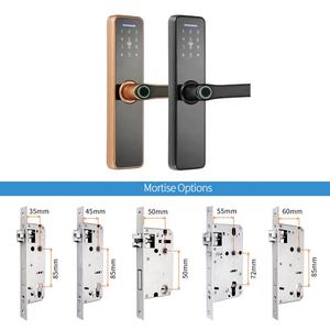 Cerradura inteligente para puerta, dispositivo de cierre con teclado y huella digital, wifi, alta seguridad, TUYA, precio barato - Product Image 5