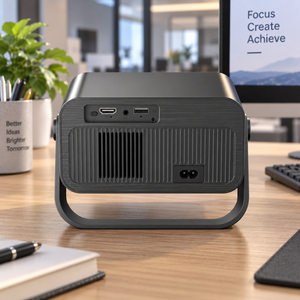 Mini projecteur LED, projecteur de films, projecteur d'étoiles HD sans fil Plug-and-Play, mini vidéoprojecteur pour <span class=keywords><strong>le</strong></span> bureau - Product Image 3
