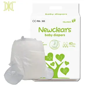 Breathable Soft Disposable Eco Nappies Biodegradable Organic Bamboo Baby Diapers